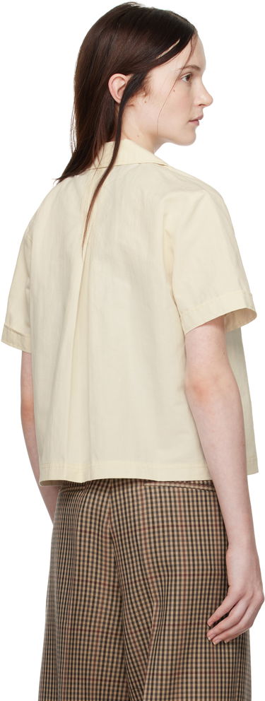Риза A.P.C. A.P.C. Maeva Cropped Camp Collar Shirt Бежово | COHEJ-F12583, 2