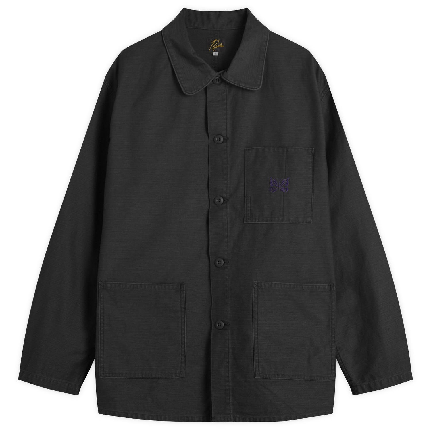 Яке Needles Reversed Sateen Coverall Jacket Черно | RW215-B, 0