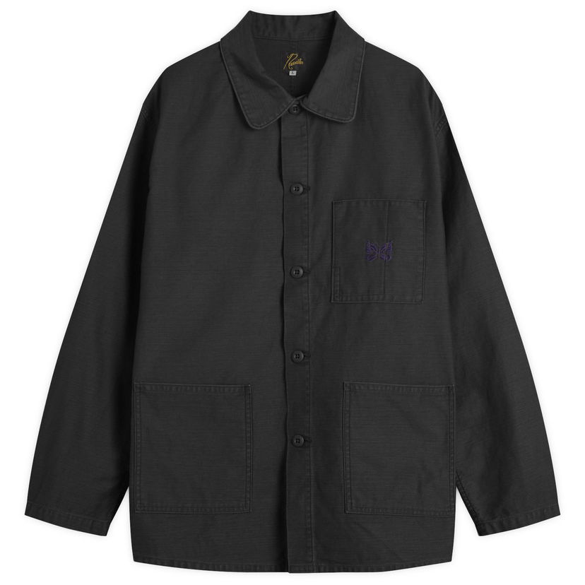 Яке Needles Reversed Sateen Coverall Jacket Черно | RW215-B