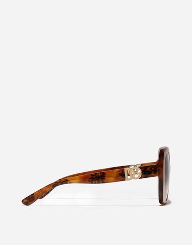 Слънчеви очила Dolce & Gabbana Dg Allure Leopard Print Acetate Square Framed Gradient Lens Sunglasses Кафяво | VG4475VP0139V000, 2