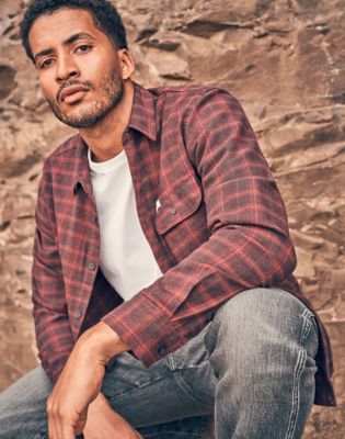 Риза Wrangler Relaxed 1 Pocket Flannel Shirt XXL Бургунди | 112371522:XXL, 0