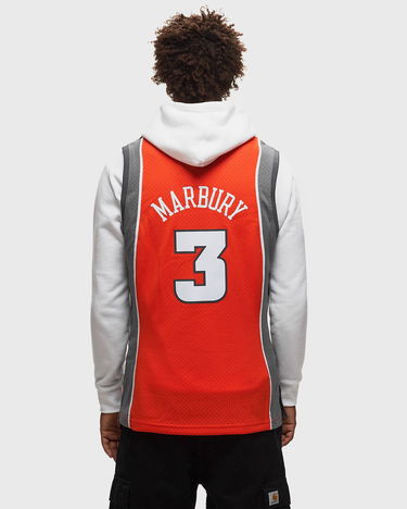 Фланелка Mitchell & Ness NBA SWINGMAN JERSEY PHOENIX SUNS ALTERNATE 2003-04 STEPHON MARBURY #3 Червено | SMJY6159-PSU03SMBORAN, 1