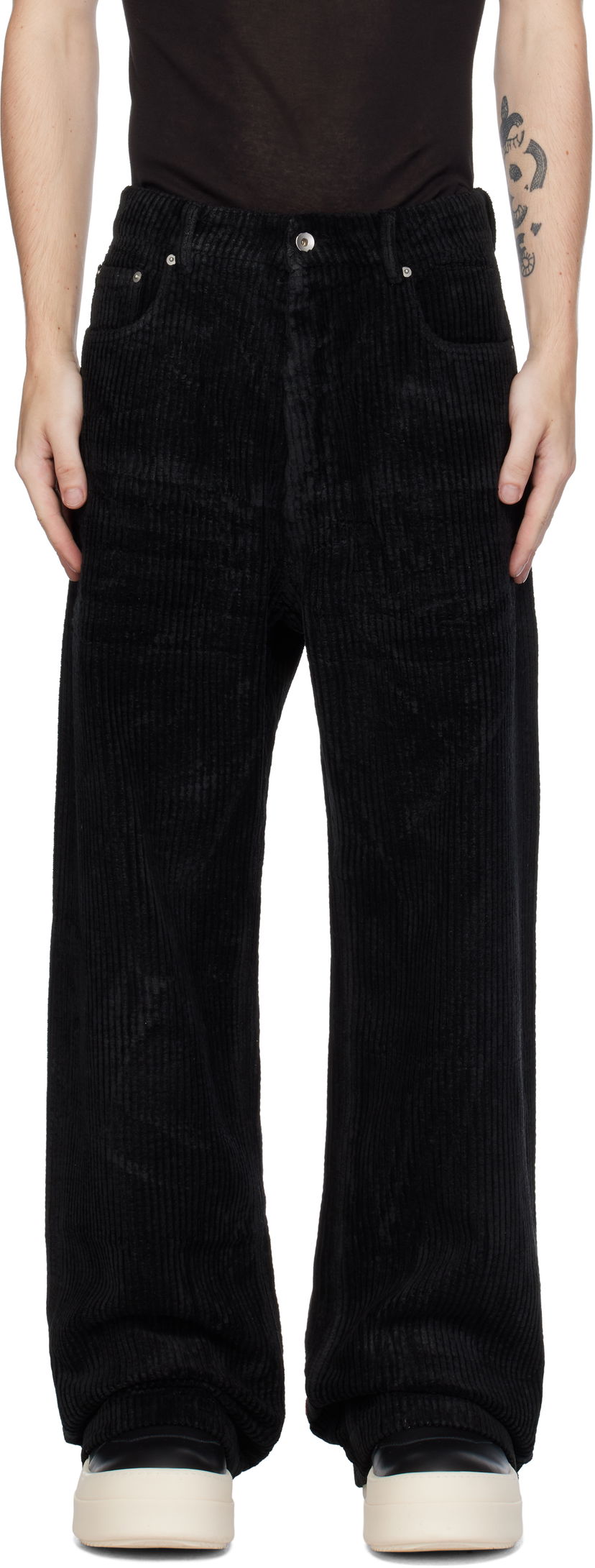 Панталони Rick Owens Geth Trousers Черно | DU02D2351 HCF