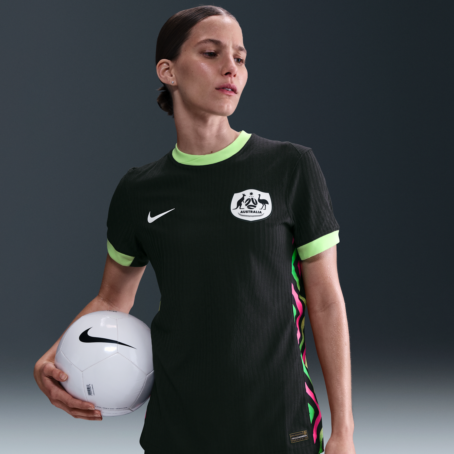 Фланелка Nike Australia 2025/26 Dri-FIT ADV Authentic Match Away Soccer Jersey Черно | HQ1450-321, 0