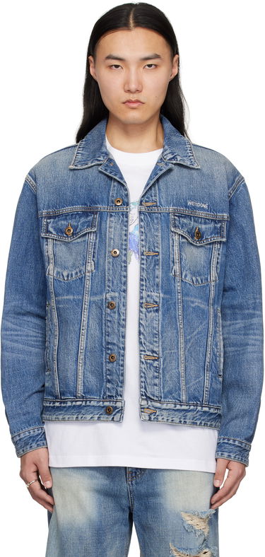 Яке We11done We11done Washed Denim Jacket Синьо | WD-DJ0-25-313-U-BL, 0