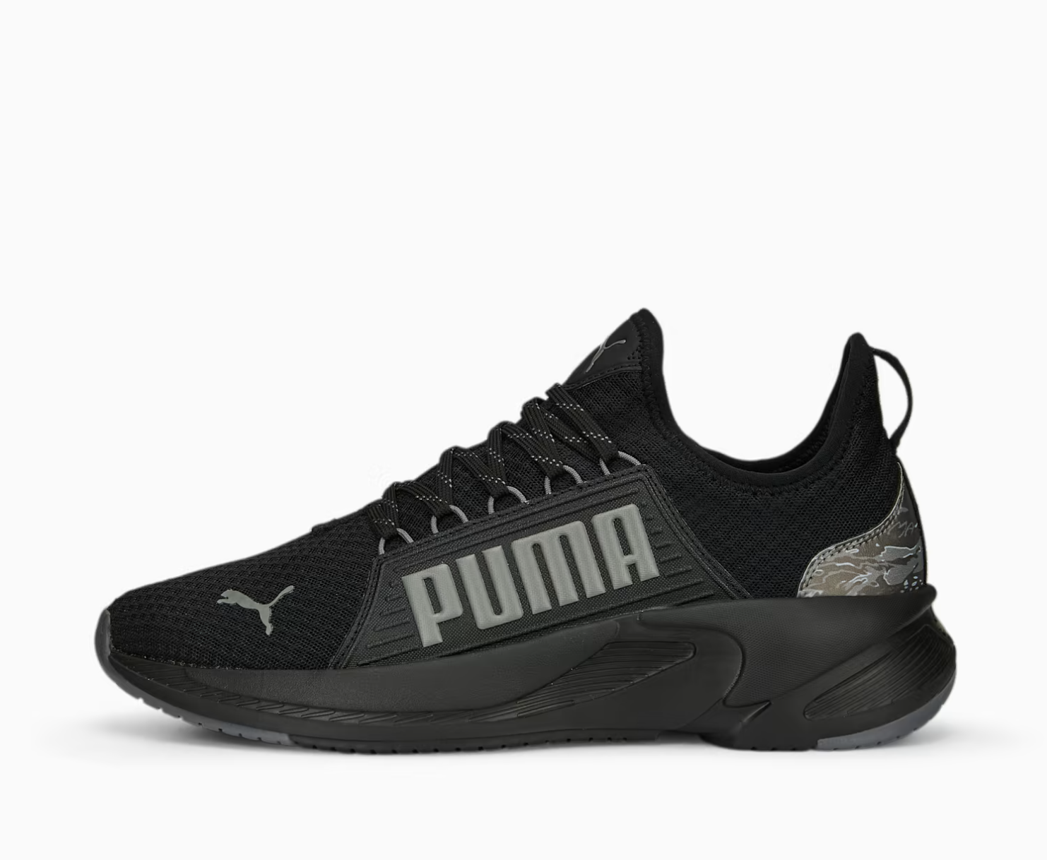 Кецове и обувки Puma Softride Premier Slip On Tiger Camo 41 Черно | 378028-01, 0