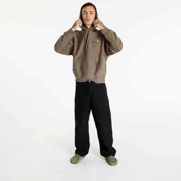 Суитчър Carhartt WIP Hooded American Script Sweat Teide Кафяво | I028279.1CRXX, 4
