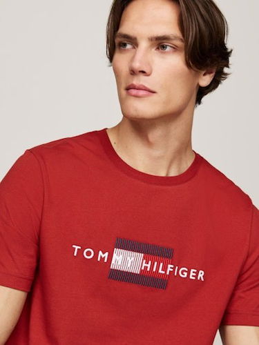 Тениска Tommy Hilfiger S/S T-Shirt Червено | MW0MW36455XNN, 2