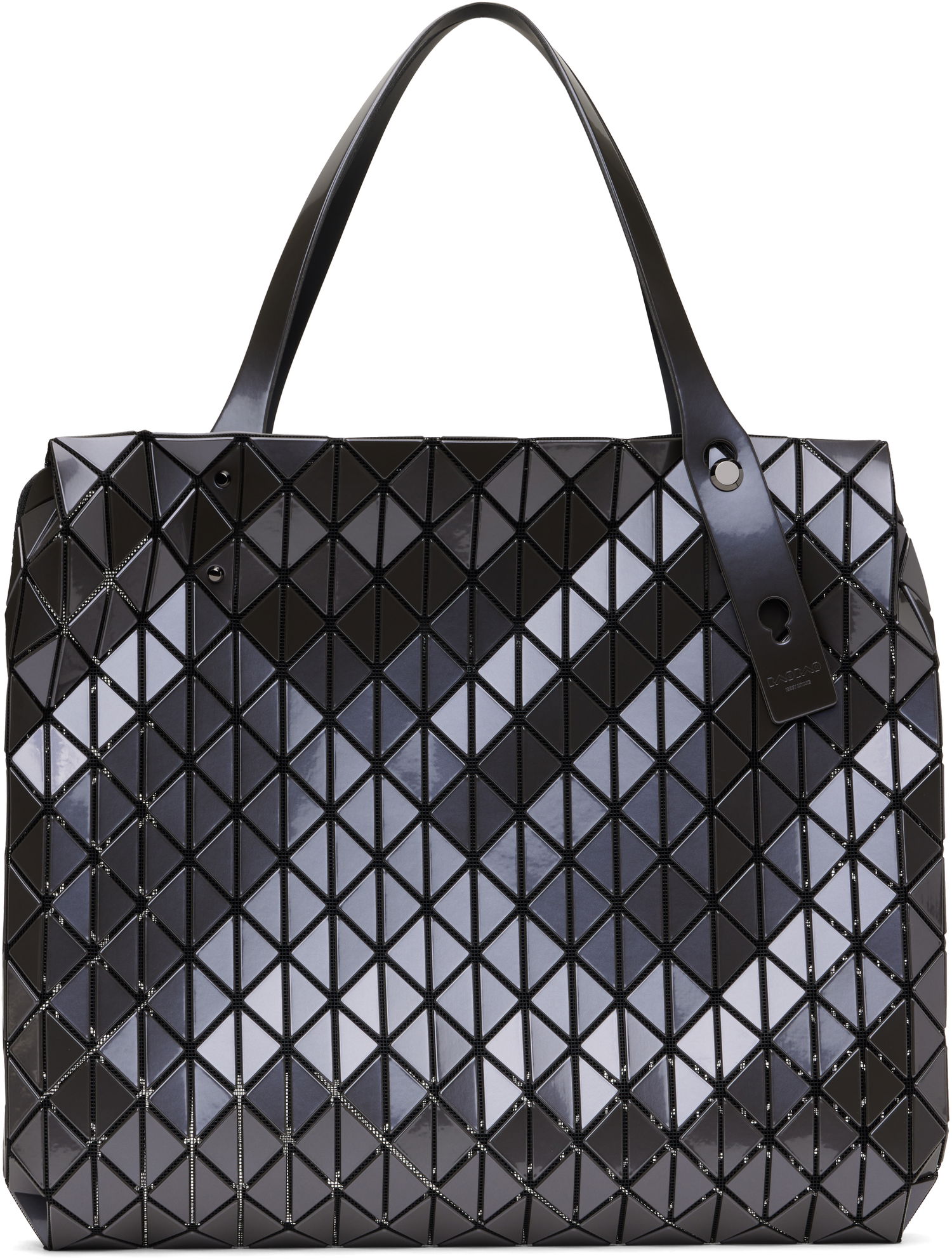 Голяма пазарска чанта BAO BAO ISSEY MIYAKE BAO BAO ISSEY MIYAKE Row Metallic Tote Bag Черно | BB56AG462, 0