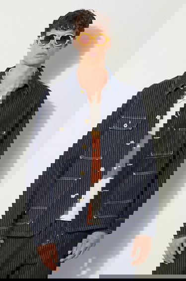 Яке KENZO Ticking Stripe Relaxed Chore Черно | FE65DV1126F1-DM, 2