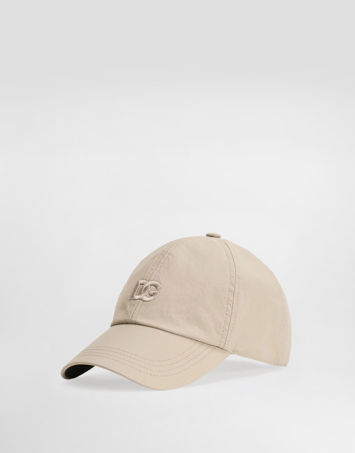 Шапка с козирка Dolce & Gabbana Dolce & Gabbana Stretch Nylon Baseball Cap Бежово | GH886ZFUUDDM2827, 0