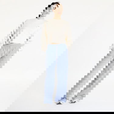 Суитчър New Balance Coastal Cropped Fleece Crew Sweatshirt Бежово | WT51514LIN, 3