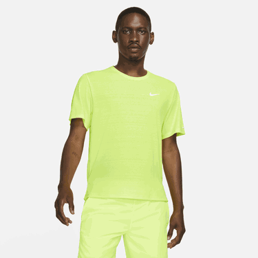 Тениска Nike Nike Dri-FIT Miler Men's Running T-Shirt Жълто | cu5992-702, 2