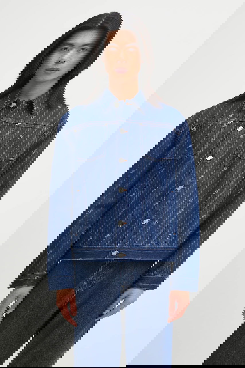 Яке Drôle de Monsieur Drôle de Monsieur La veste Denim Monogramme Jacket Синьо | I.JT182.CO238, 0