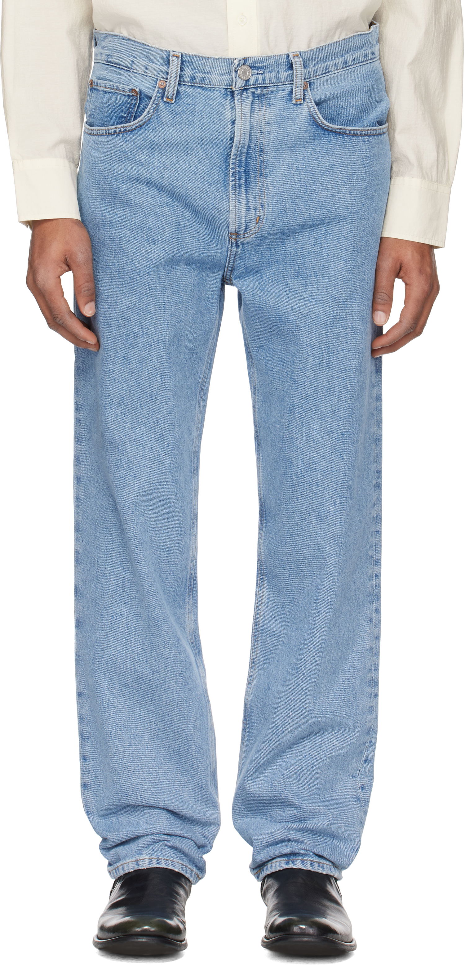 Дънки AGOLDE AGOLDE Waldon Loose Fit Jeans Синьо | A673-1206, 0