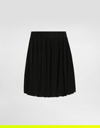 Dolce & Gabbana Pleated Chiffon Skirt