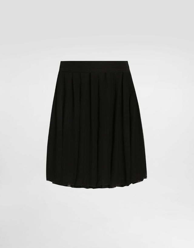 Dolce & Gabbana Pleated Chiffon Skirt