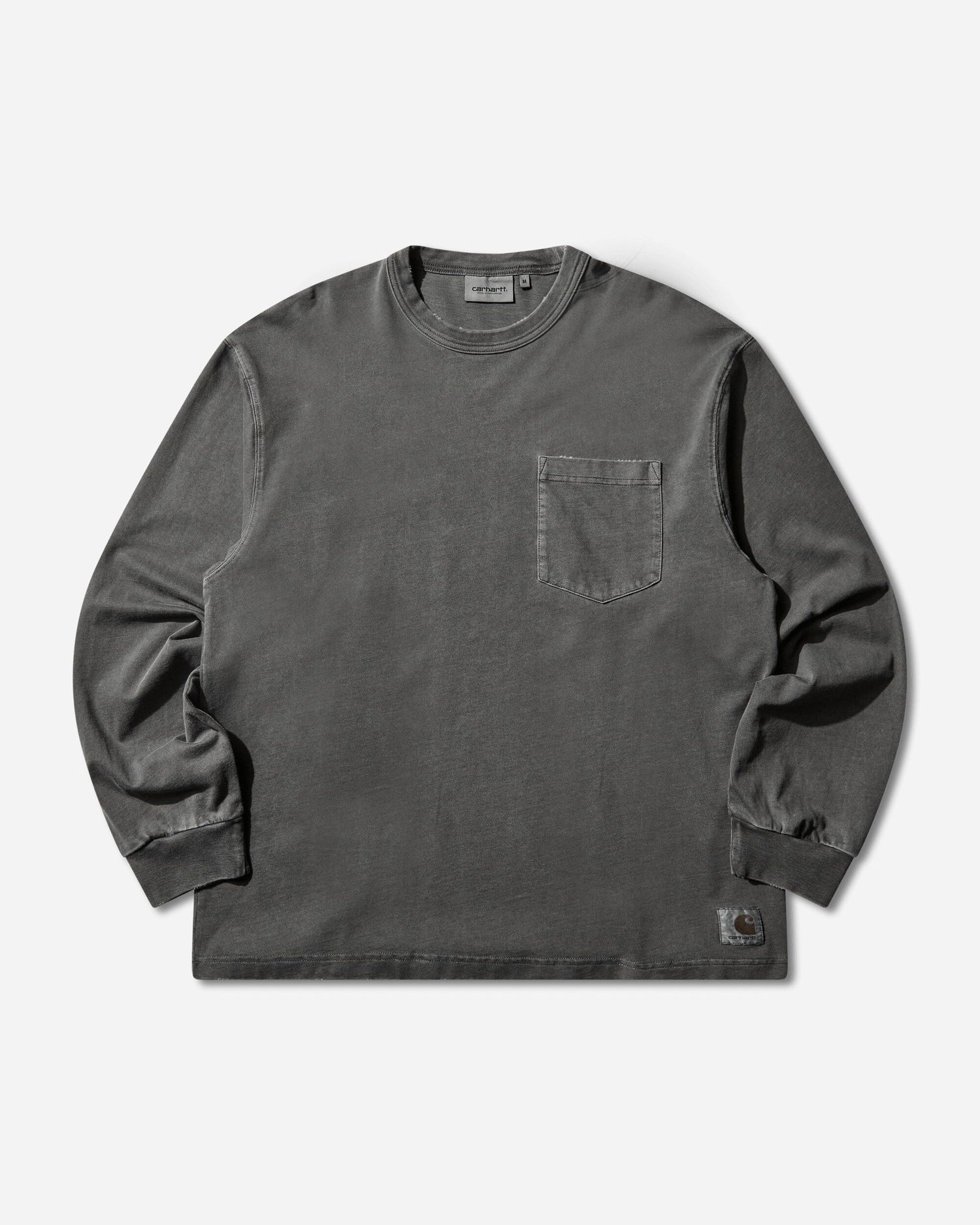 Тениска Carhartt WIP Torion Pocket Longsleeve T-Shirt Grind Washed Сиво | I035958 89B7, 0