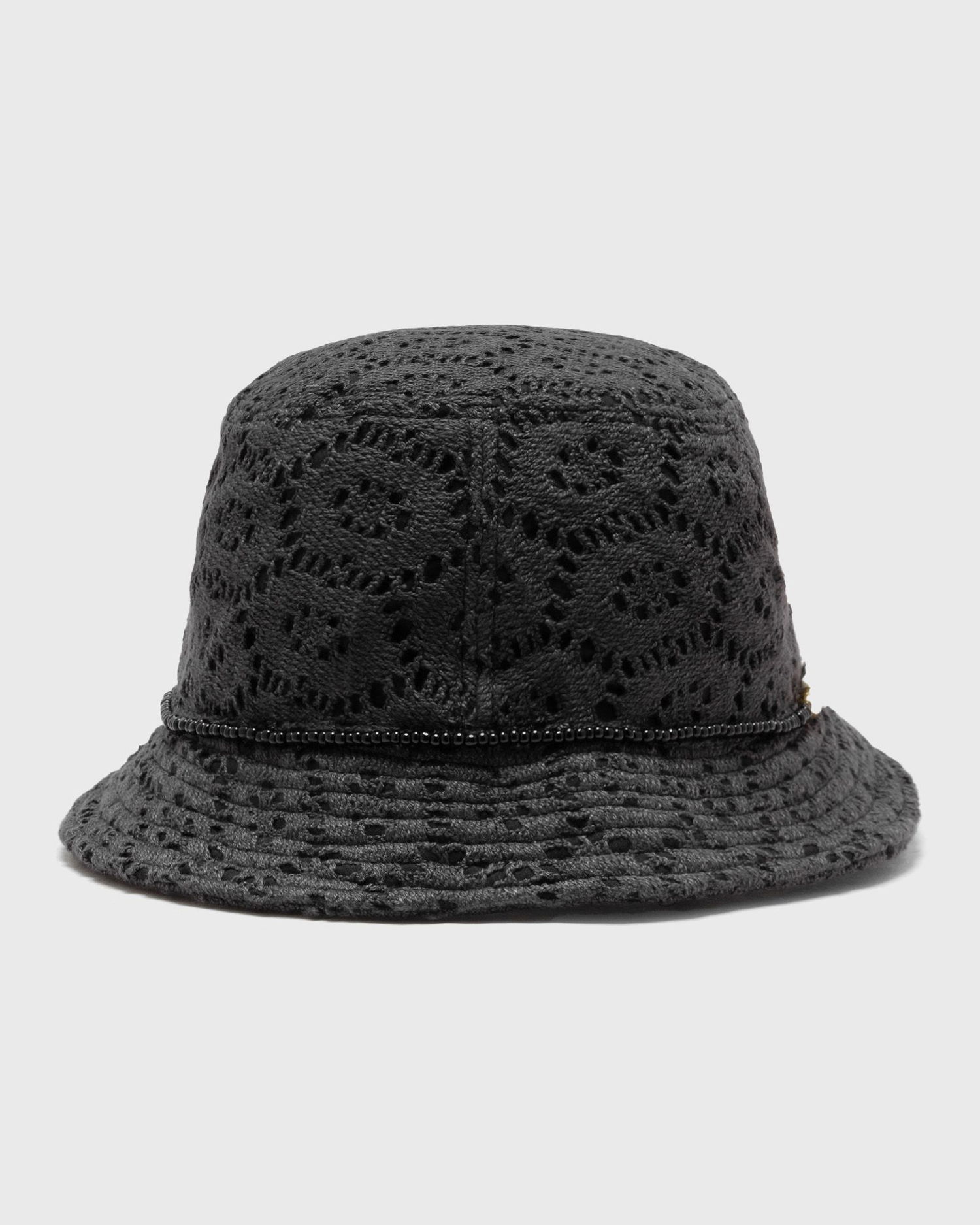 Шапка Honor The Gift Friendship Crochet Bucket Hat with 'Honor' Bead Detail Черно | HTG250272-BLACK, 1