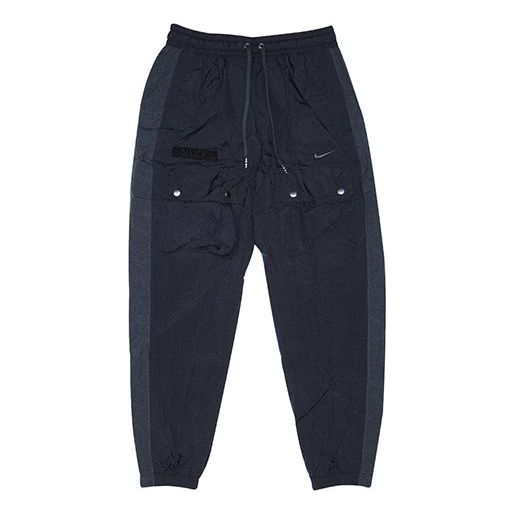 Карго панталони Nike Sportswear Drawstring Woven Casual Pants Черно | BV5371-082
