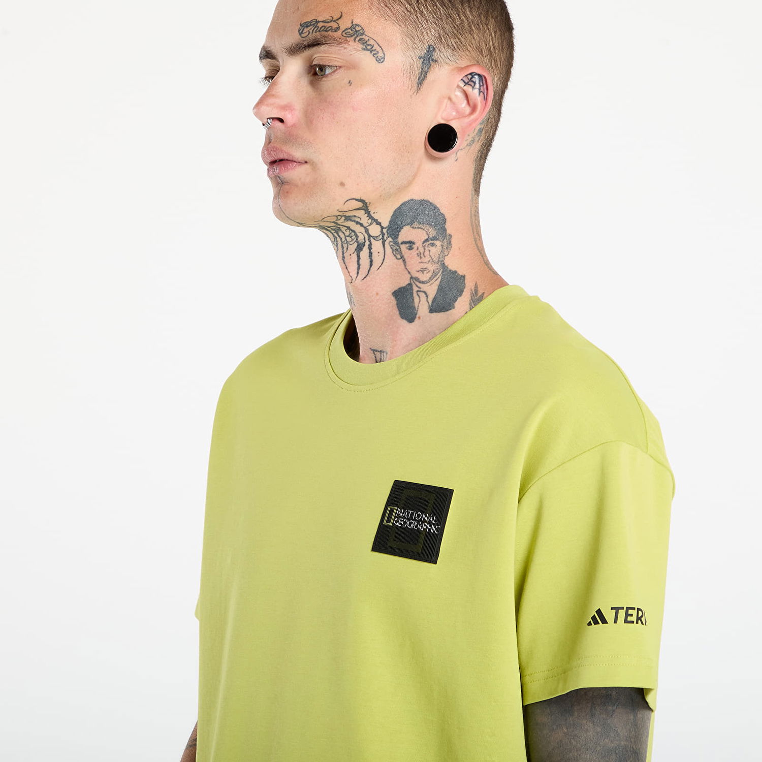 Тениска adidas Performance Terrex National Geographic Graphic Short Sleeve T-Shirt Зелено | KC2351, 1