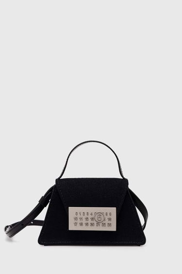 Дамска чанта Maison Margiela MM6 Black Triangle Shoulder Bag Черно | SB5ZI0006.P6642, 0