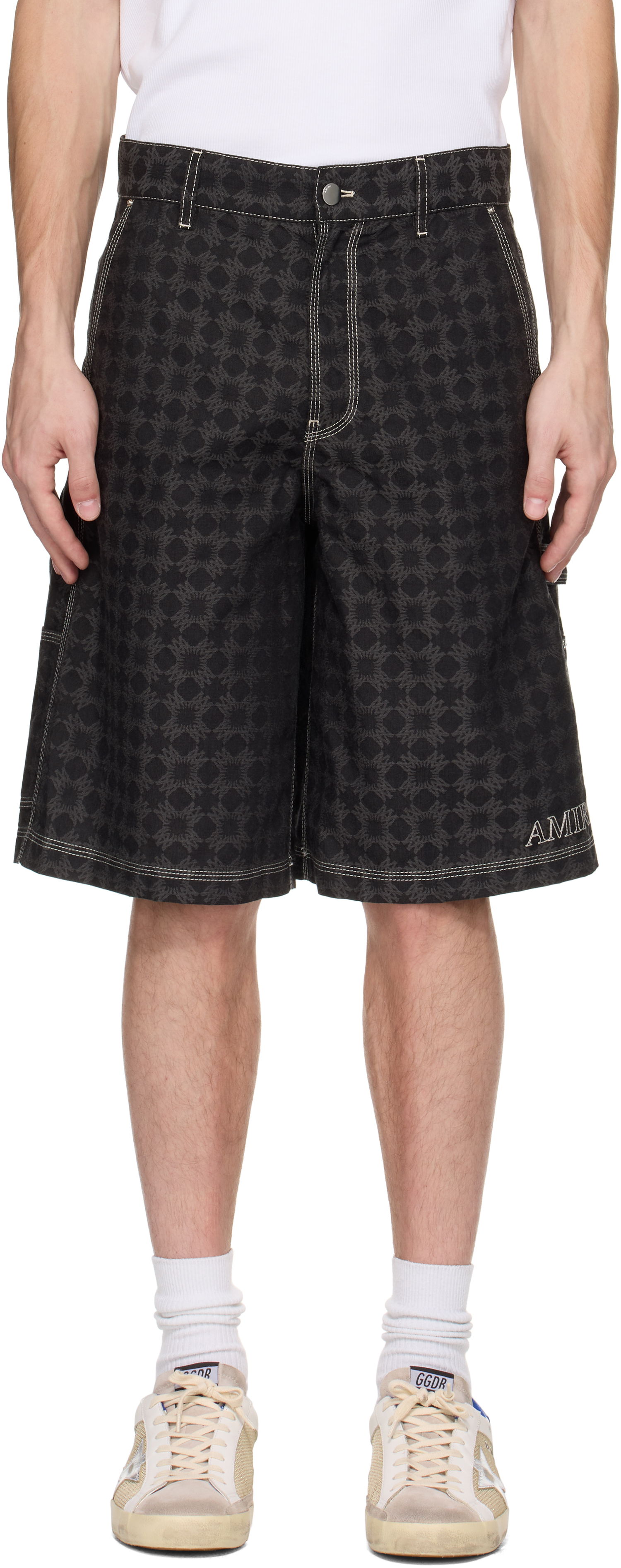 Къси панталони AMIRI AMIRI MA Quad Work Shorts Черно | AMSHCA1091, 0