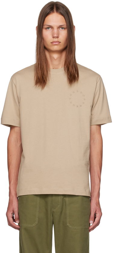 Тениска Études Études Wonder Europa T-Shirt Бежово | H23MM106A00762, 0