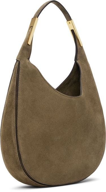 Чанта през рамо Savette Savette Small Florence Suede Shoulder Bag Зелено | H-036-03-03, 1