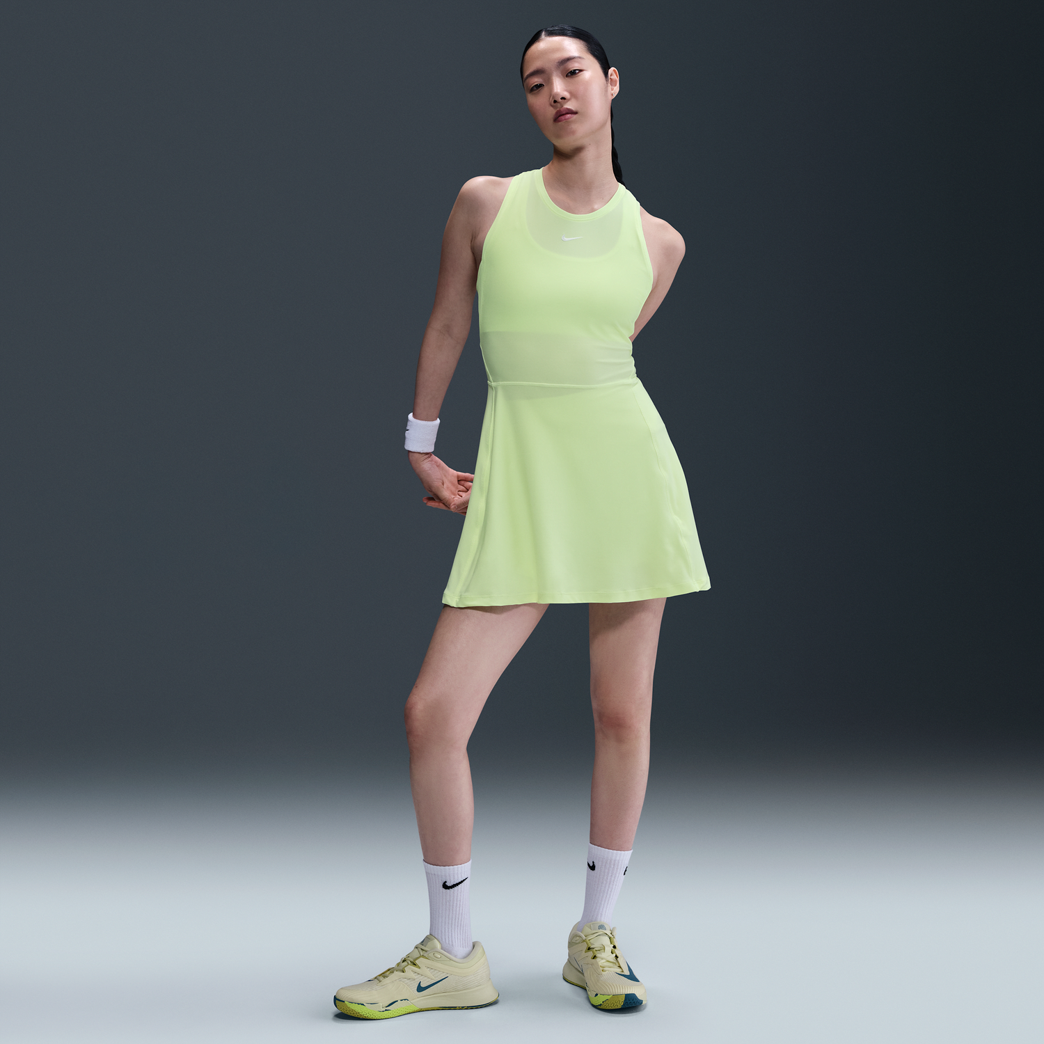 Pокля Nike Nike Victory Dri-FIT Tennis Dress Жълто | FQ1780-701, 0