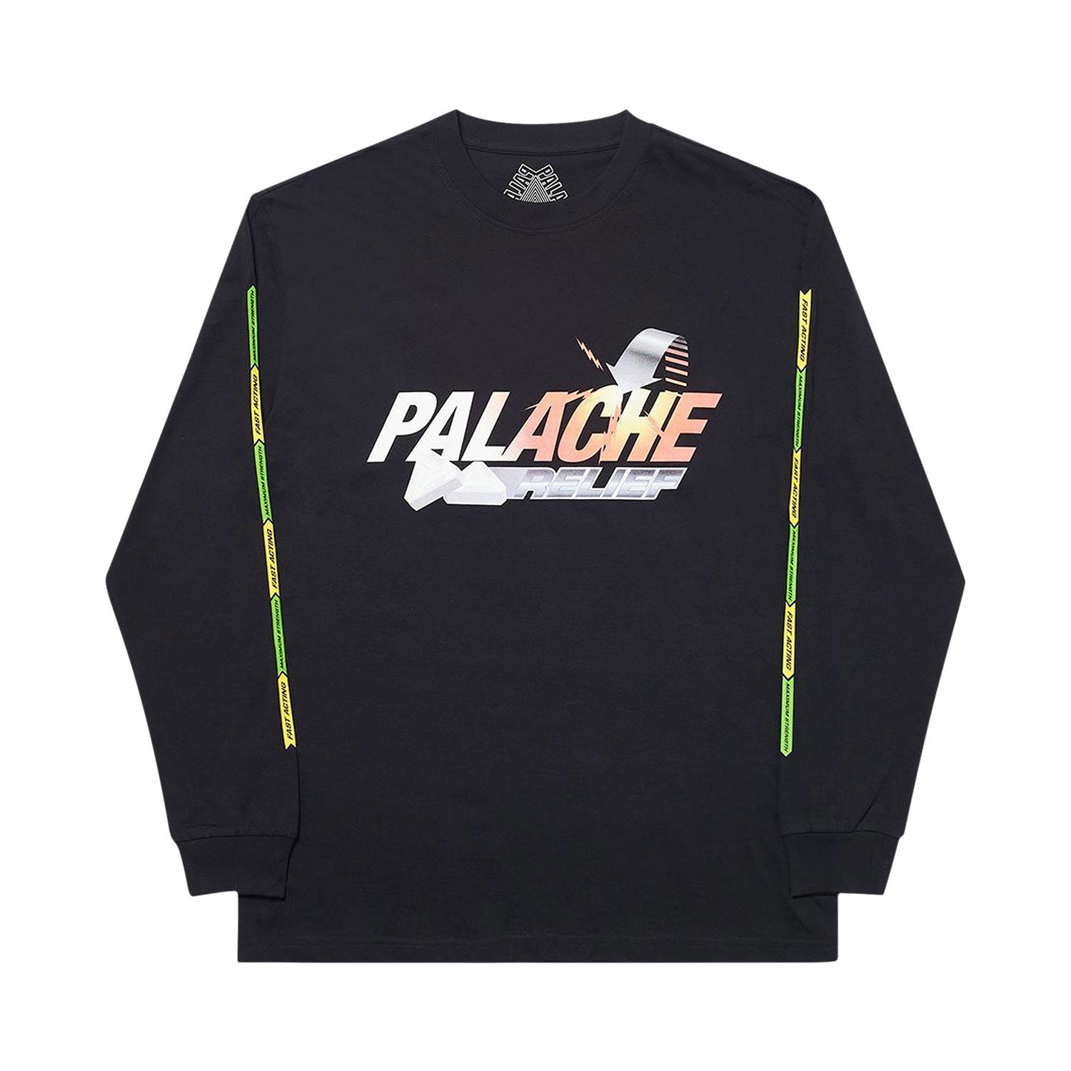 Тениска Palace Palache Longsleeve Черно | P18LS011, 1