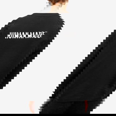 Пуловер Human Made Raglan Sleeve Long Sleeve T-Shirt Черно | HM28CS012-BK, 3