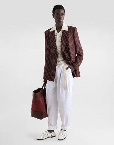 Риза Dolce & Gabbana Dolce & Gabbana Hand-Crocheted Knitted Shirt Бяло | GXV99TJBCFDW0111, 1