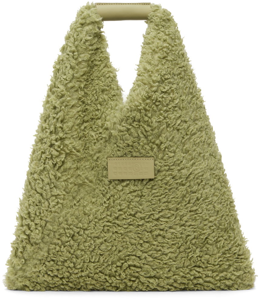 Голяма пазарска чанта Maison Margiela Classic Small Tote Bag Зелено | S54WD0043 P7178, 0