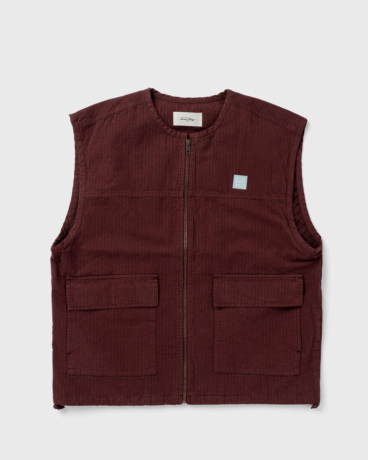 Жилетка American Vintage Vest Jacket With Zip Closure Червено | RYG16BBS, 0