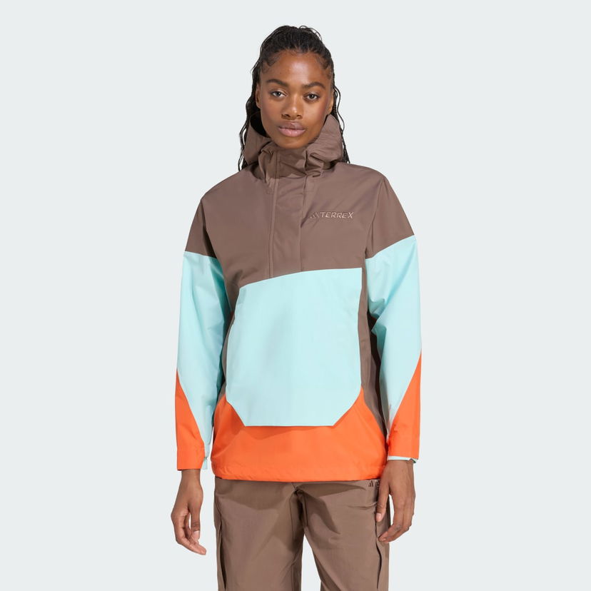 Ветровка adidas Performance Terrex Xploric 2.5L Climaproof Windbreaker Кафяво | JL9813