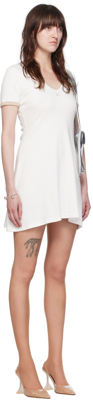 Pокля Courrèges Courrèges V-Neck Mini Dress Зелено | 224JRO397JS0070, 4