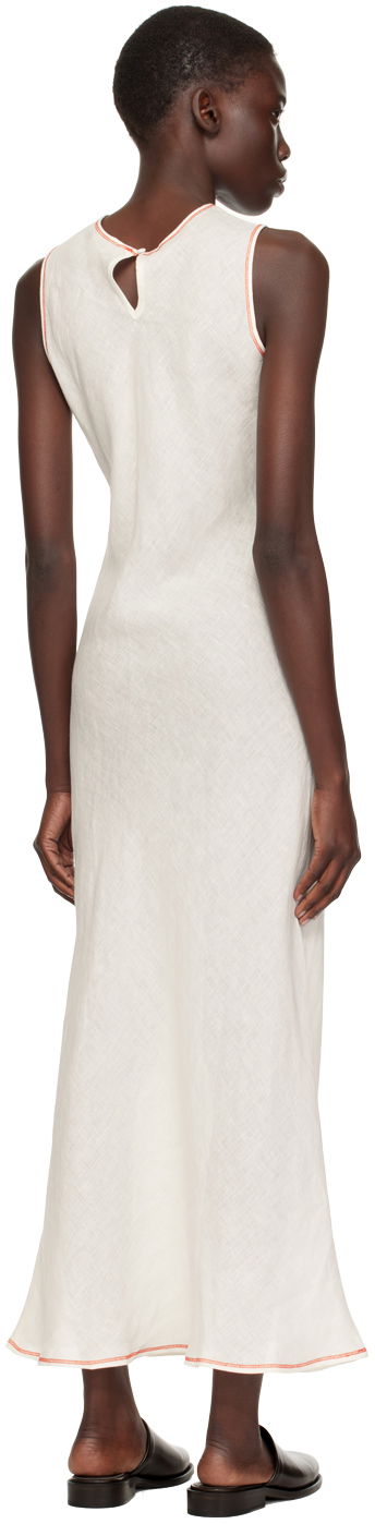 Pокля Baserange Baserange Dydine Maxi Dress Бяло | DRDY-SL-SU24, 2