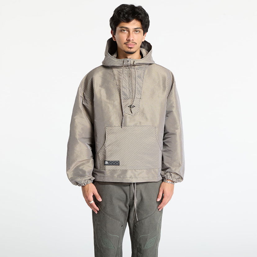 Яке Umbro Masked Check Anorak Beige/ Black Сиво | UBMW0397FA246 BEG0024