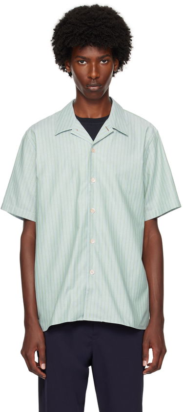 Риза Paul Smith PS by Paul Smith Striped Resort Shirt Зелено | M2R-695U-N22097-34, 0