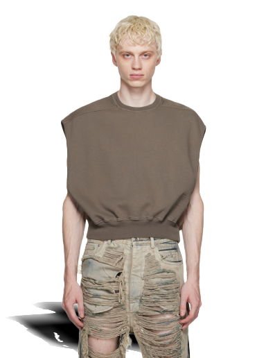 Суитчър Rick Owens DRKSHDW Tatlin Sweatshirt Vest Зелено | DU02C5155 F