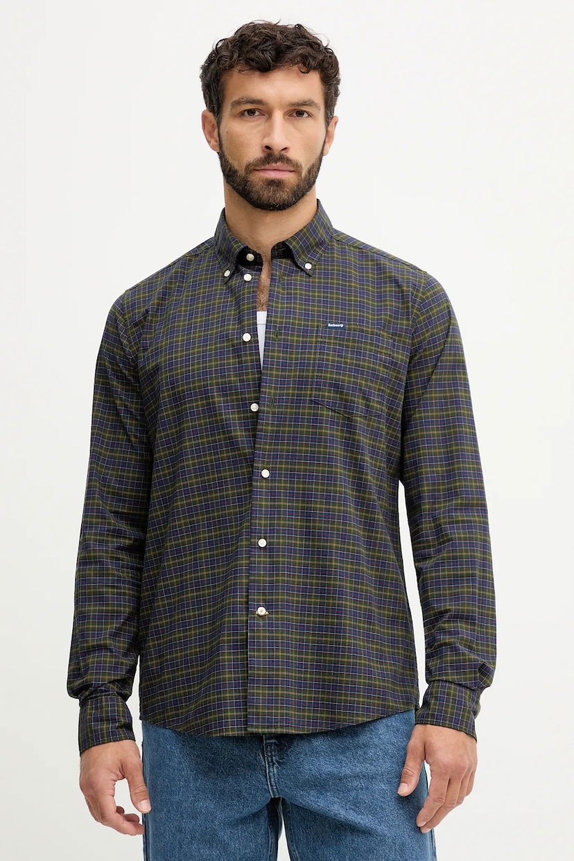 Риза Barbour Barbour Regular Fit Shirt Зелено | MSH5023