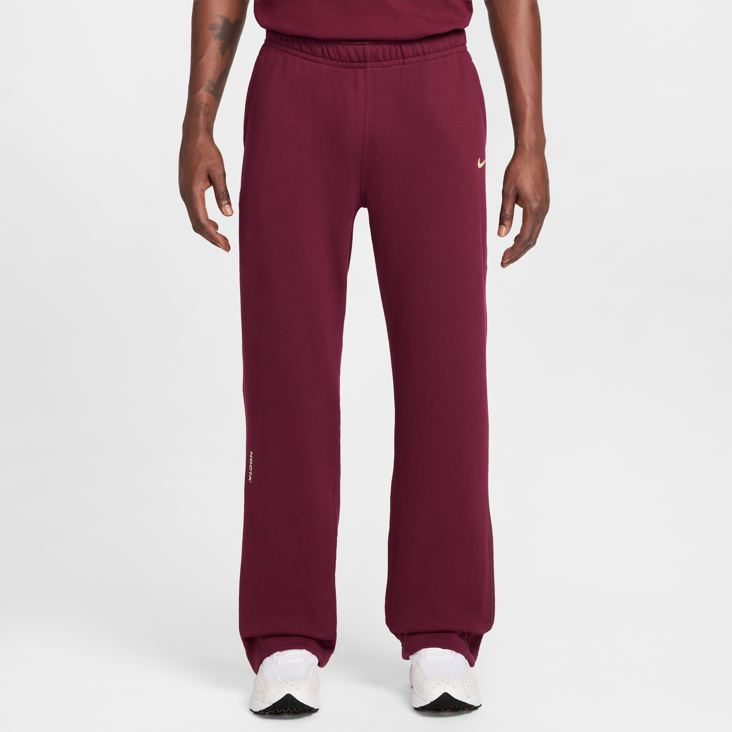 Спортни панталони Nike NOCTA Fleece CS Cuffless Pants Бургунди | FZ4675-638, 1