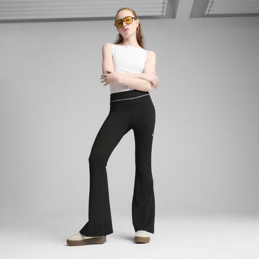 Клинове Puma DARE TO Textured Flare Leggings Черно | 629809_01, 2