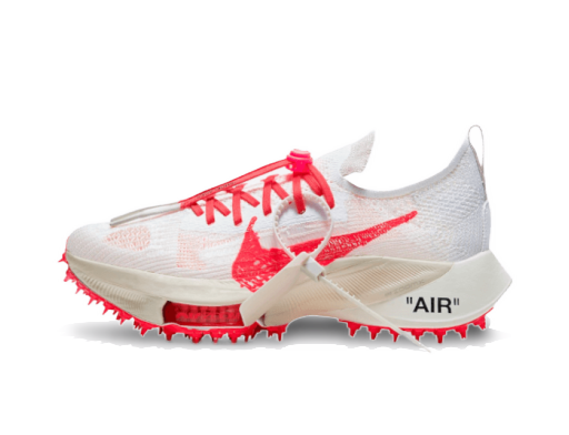 Бягане Nike Off-White x Air Zoom Tempo Next% ''White'' Червено | CV0697-100
