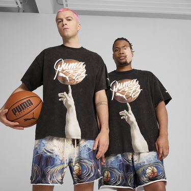 Тениска Puma Dylan Exhibit Basketball T-Shirt Черно | 630475_01, 0