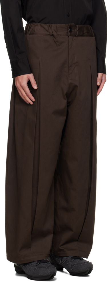 Панталони sage NATION SAGE NATION Box Pleat Trousers Черно | S011 BOX PLEAT TROUSER COTTON, 4