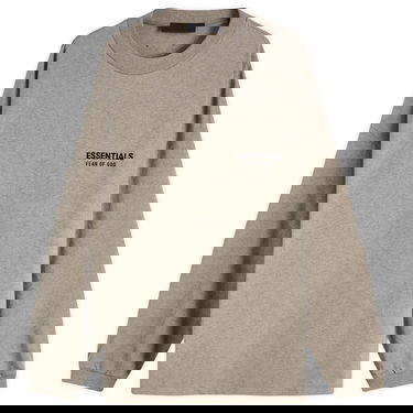 Тениска Fear of God Core Logo Jersey Long Sleeve T-Shirt Бежово | 125HO244379F, 0
