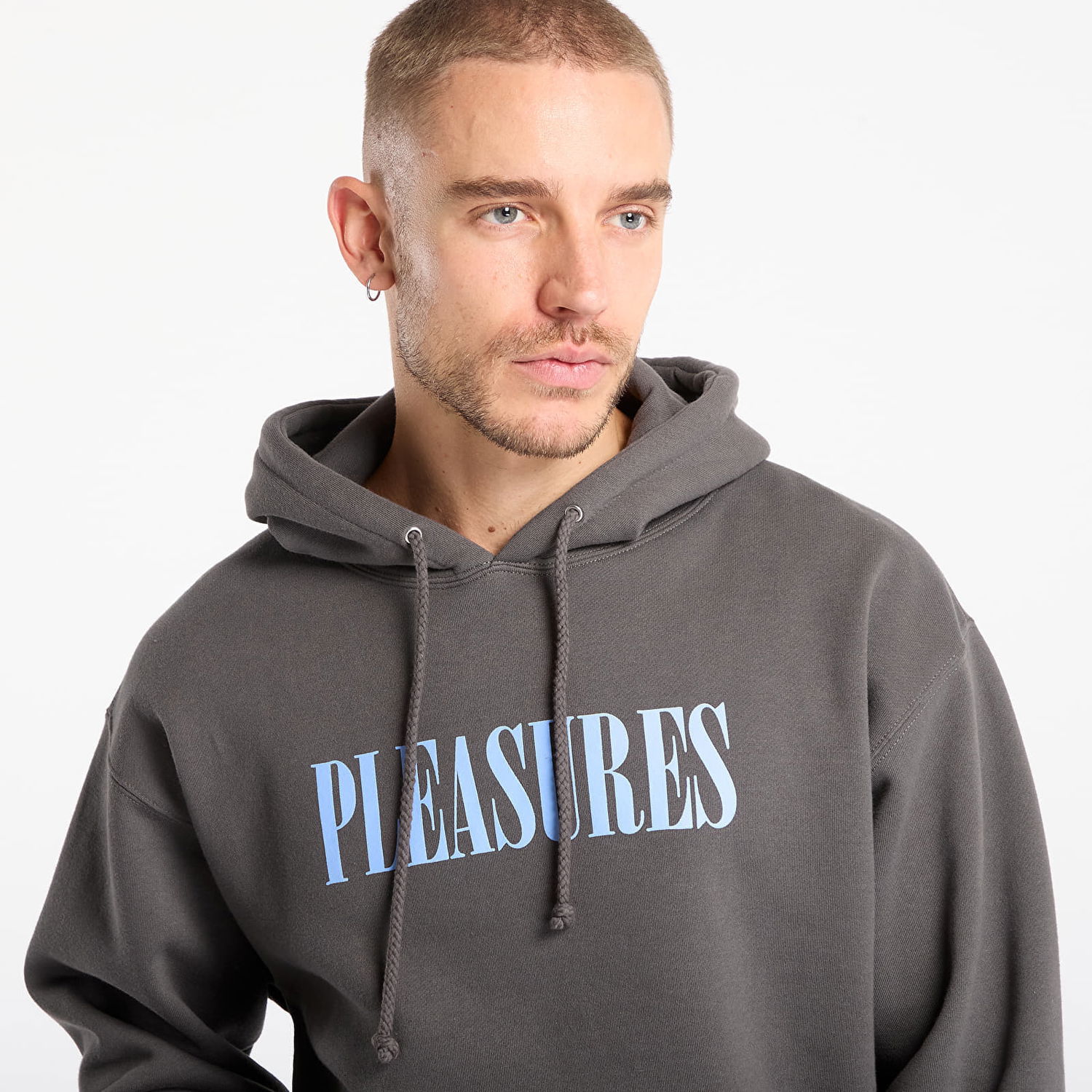 Суитчър Pleasures House Blend Hoodie Сиво | P25F076-CHARCOAL, 1