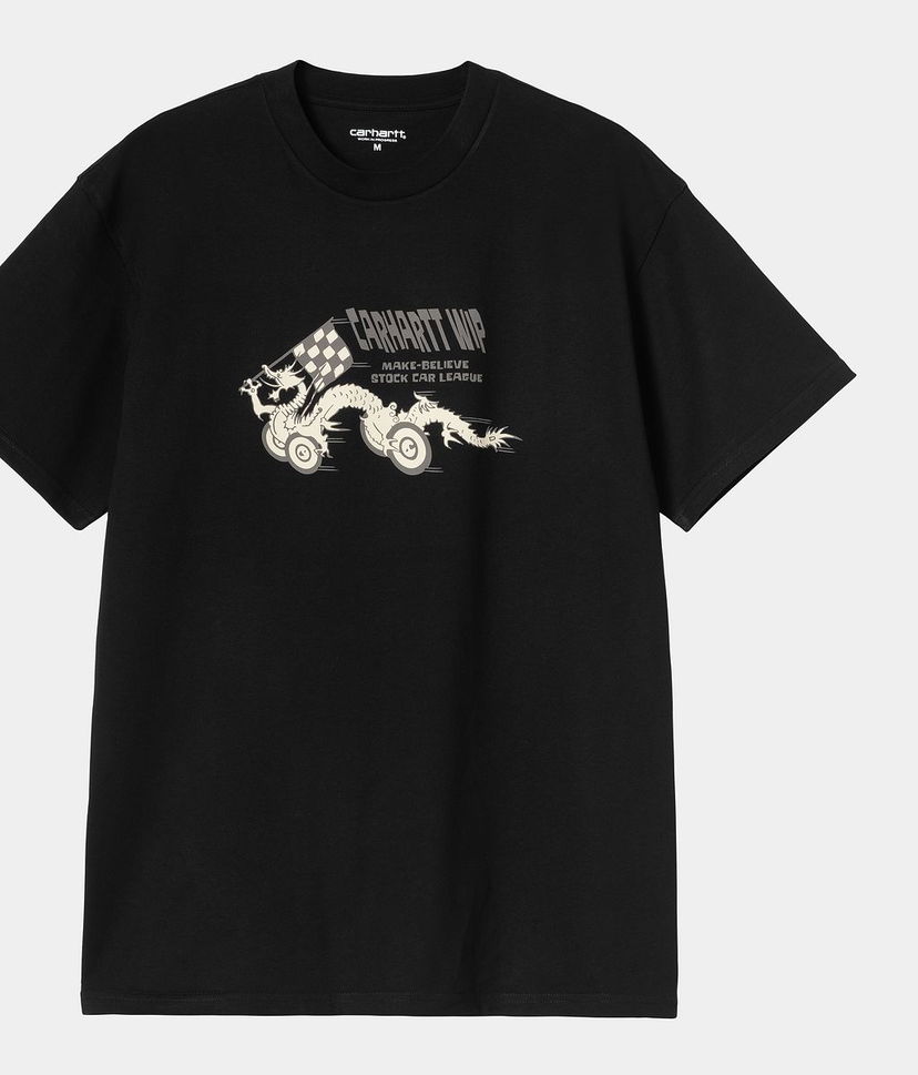 Тениска Carhartt WIP Make Believe League T-Shirt Черно | I035497_4